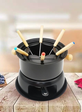 Hot Chocolate Fondue Maker Set Multifunction Carbon Steel