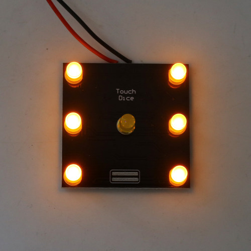 DIY Kit Electronic Dice Touch Control LED Lamp Circuit Exper