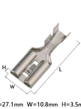 100pcs 9.5mm DJ621-E9.5x1.2C AMP Deutsch car connector
