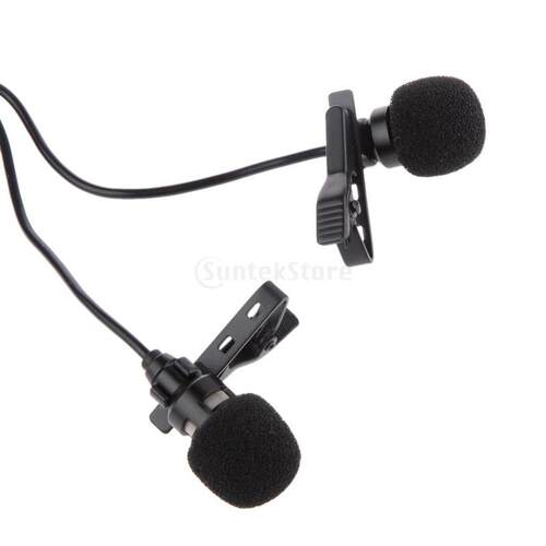Black Electret Condenser Type Mobile Microphone for Mobile P