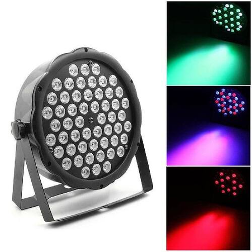 54 LED Stage Light RGBW Crystal Magic Ball Bulb DMX Par Ligh