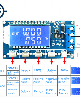DC 3.3V-30V 1-Channel 1Hz-150KHz Dual Mode Signal Generator