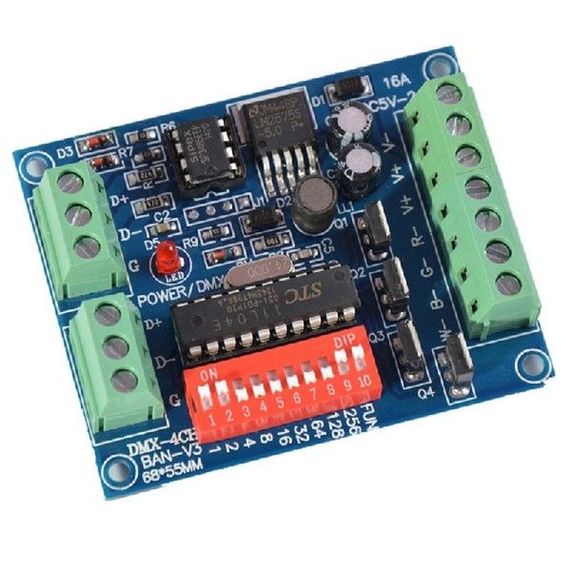 DC5V-24V 4CH-Channel RGB Dimmer Controller Constant Voltage