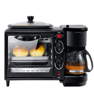 3 in 1 Home Breakfast Machine Coffee Maker Frying Pan Bread