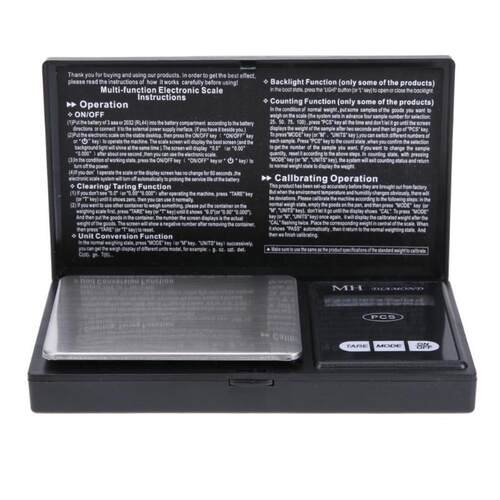 500g/0.01g Scales LED Night Light Screen Scale Balance Weigh