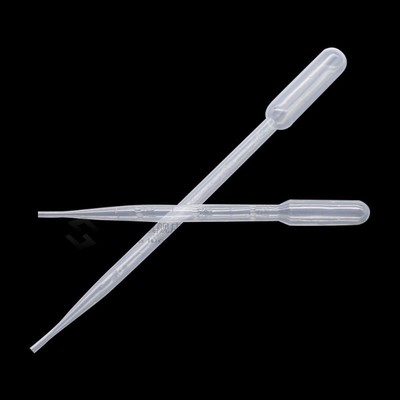 100Pcs 0.2/0.5/1/2/3/5/10ML Laboratory Pipette Plastic Dispo