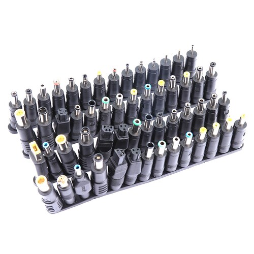 56 Pcs/Set Universal Plug 56Pcs DC Power 5.5X2.1mm DC Head J