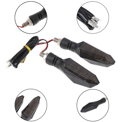 1Pair LED Turn Signal Lamp Motorcycle Flasher 15 Led Motorbi