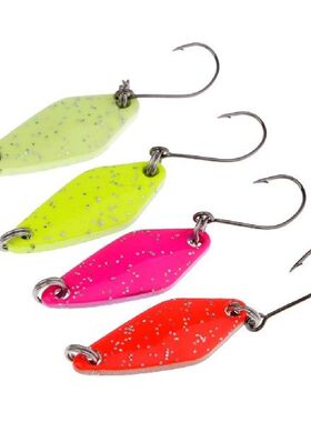 4pcs Artificial Fishing Lures Spinnerbait Bass Trout Salmon