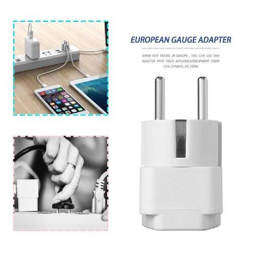 Universal Adapter Electrical Plug For AU US UK To EU AC
