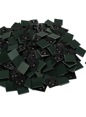 200 Pcs 20mmx20mm Square Self-Adhesive Cable Tie Mount Bases