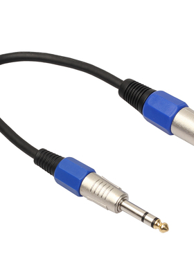 35cm 3Pin XLR Male Jack to 1/4inch 6.35mm Female Plug Stereo