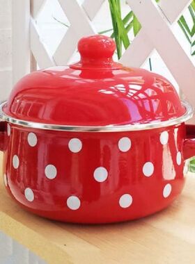 7 Inches Thicken Double Ears Stew Pot 1.5L Porcelain