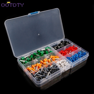 600Pcs  Insulated Cord End Terminal Bootlace Cooper Ferrules