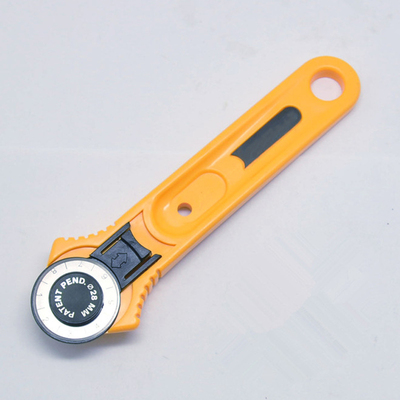 28mm Rotary Cutter Leather Craft Circular Cut Yellow Blade P