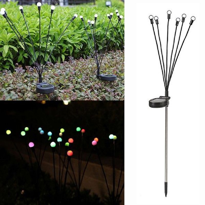 Solar Swaying Solar Lights outdoor Garden Lights Wind Blows