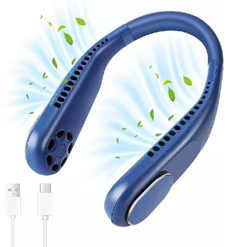 Portable Handsfree Bladeless Neck Fan - 360°Bendable Low