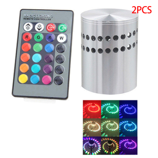 2 Pieces Spiral Aluminum LED Wall light Home Decoration