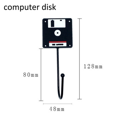 *Wall Hooks 1Pc Coat Keys Holder Self Adhesive Bathroom Tool