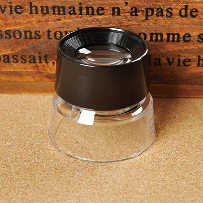 10X Magnifier Glass Cup Magnifier Book Reading Jewelry Magni