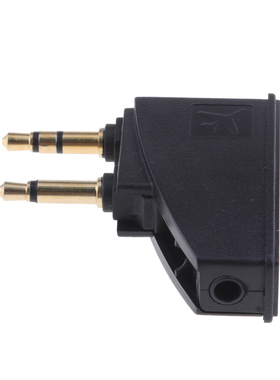 Aircraft Plug Conversion Jack Adaptor Plug for Noise Cancell