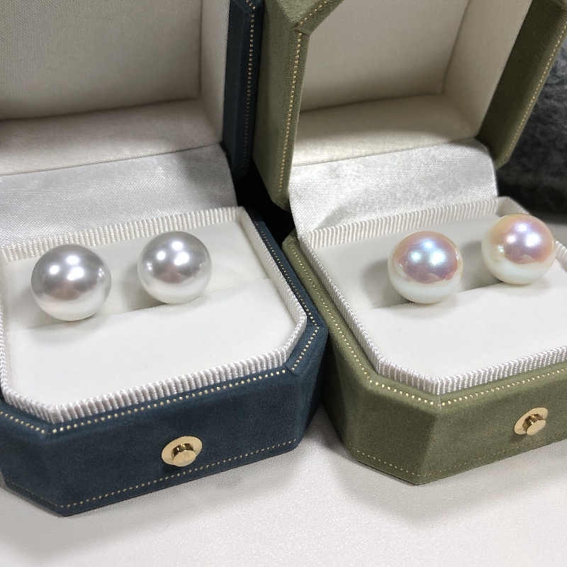 纯银轻奢大珍珠耳钉女百搭耳环