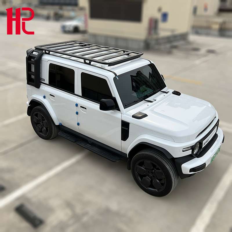 适用奇瑞icar v23车顶行李架铝合金平台爬梯机甲 v23改装配件
