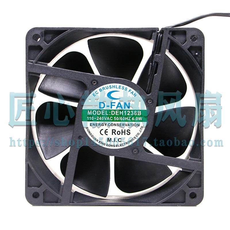 D-FANDEH1238BEC110-240V6.0W120x120x38mm散热风扇