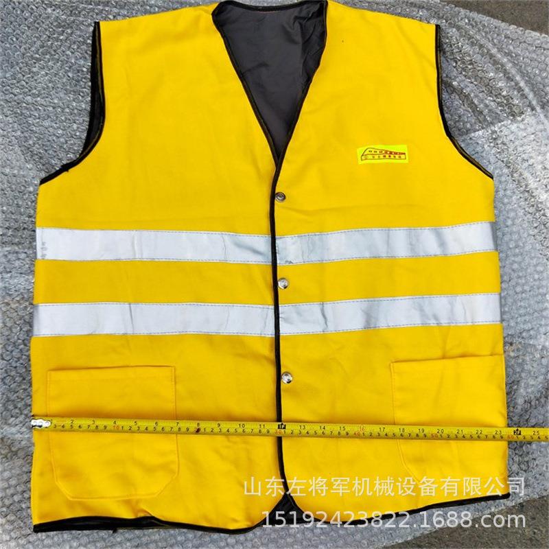 铁路工人工作服带反光条夜间发光防护服装反光道路养护纯棉马甲
