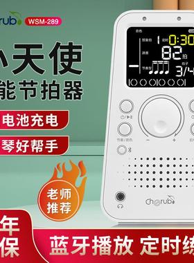 cherub小天使289电子节拍器人声数拍充电钢琴架子鼓古筝乐器通用