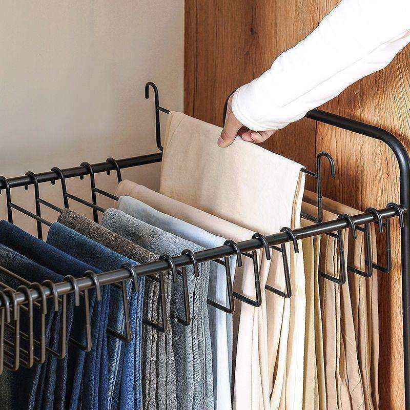 裤架收纳神器多功能可移动家用衣柜多层无痕大号挂衣架裤挂收纳架