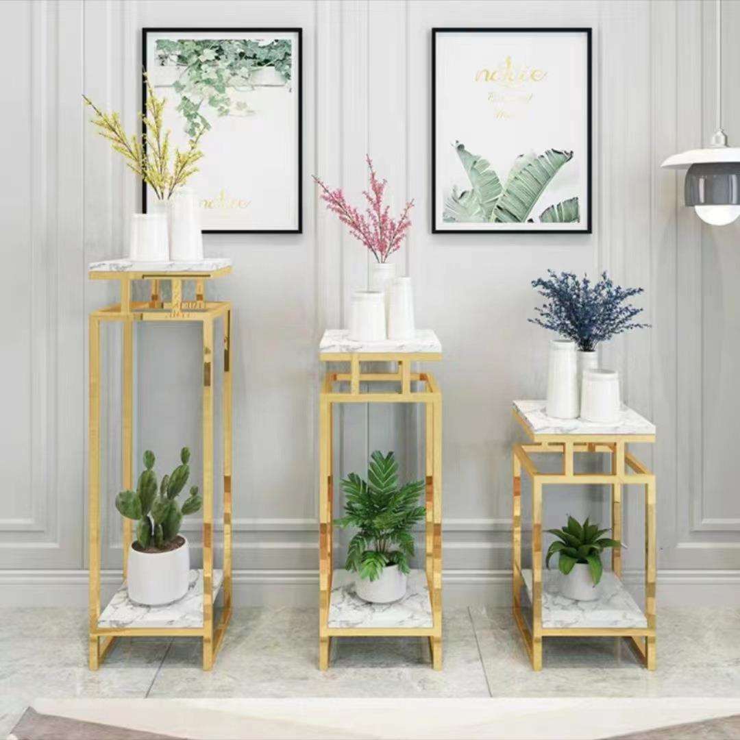 简约现代花架客厅室内绿萝花架子落地式花几办公室装饰置物架家用