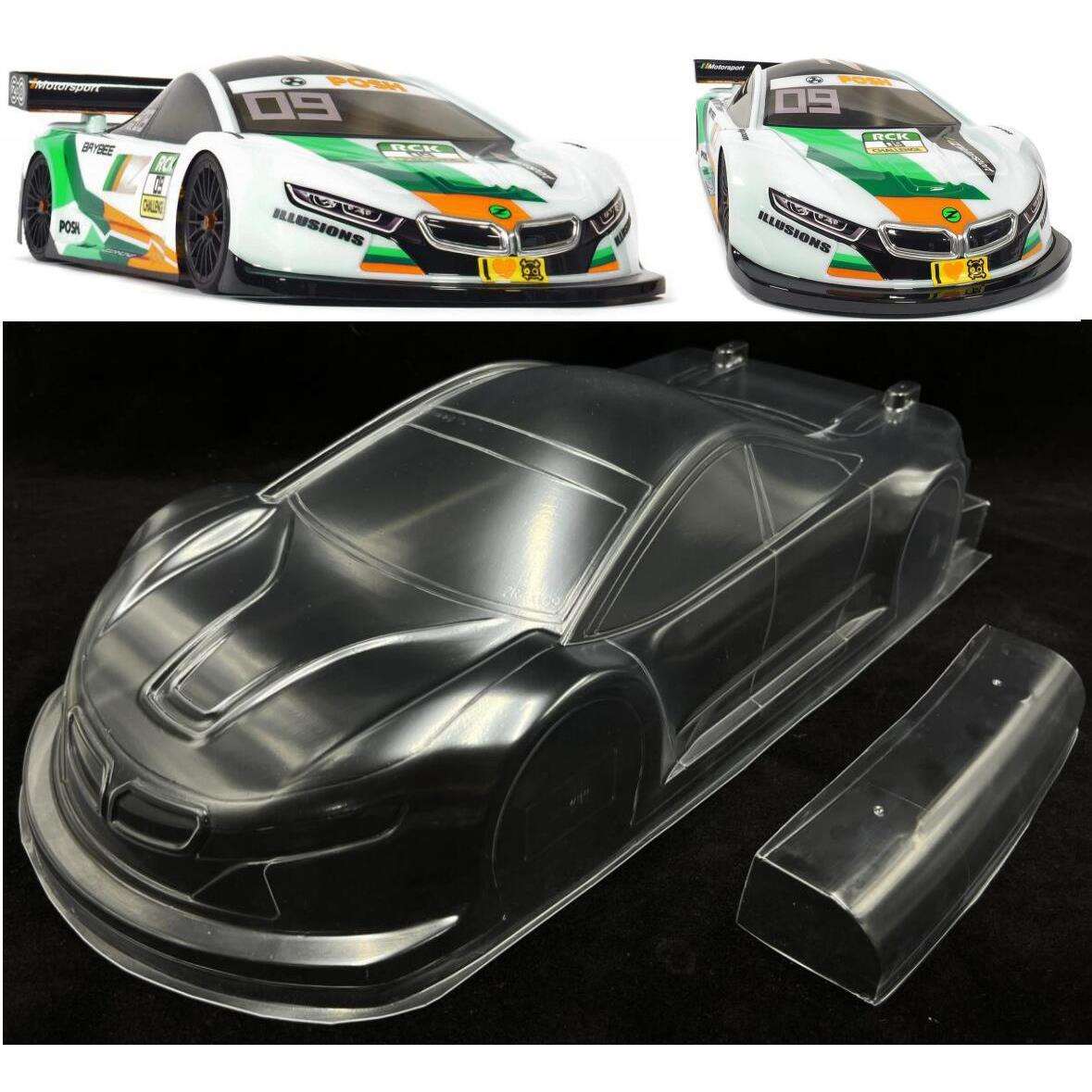 1/10平跑车壳漂移车壳ZooRacing电房车壳TAMIYA田宫TT01TT02