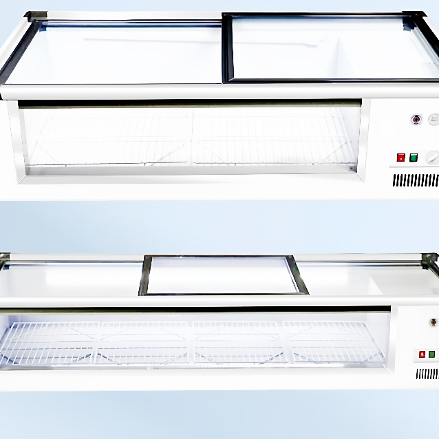 冰柜摆摊冰箱台式展示商用小型保鲜冷藏冷冻三轮车载移动烧烤炸串