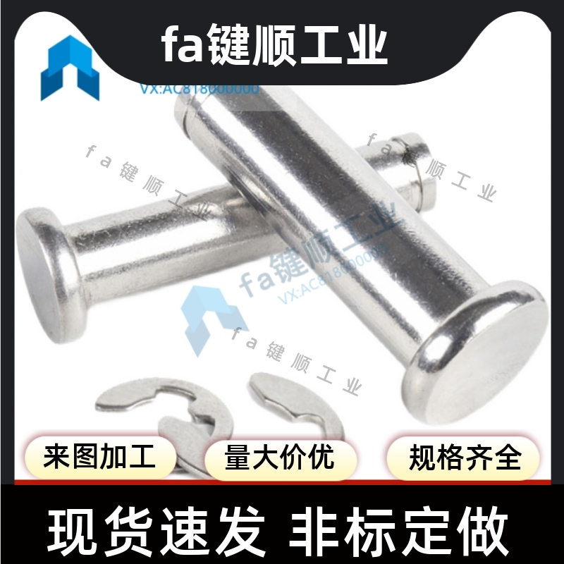 HCDGH3/4/5/6/8/10/12/-20/25/30 铰链销带肩扣环型