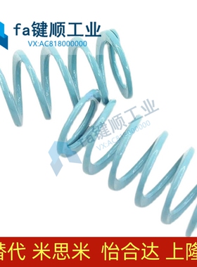 淡蓝色矩形螺旋弹簧 T-SWU37-40/45/50/55/60/65/70/75/80/90/100