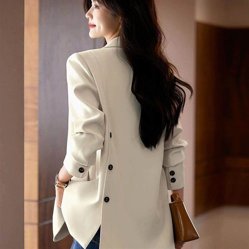 高级感西装外套女2025春秋新款小众气质休闲百搭小个子西服上衣