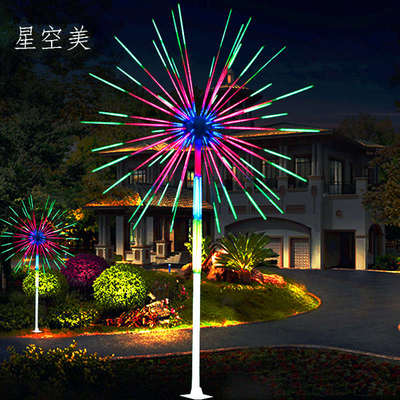 礼花灯烟花灯景观树树花灯彩灯展新款烟花礼节日灯光防水户外现代
