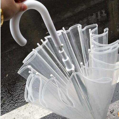 抗风加固16骨男女透明雨