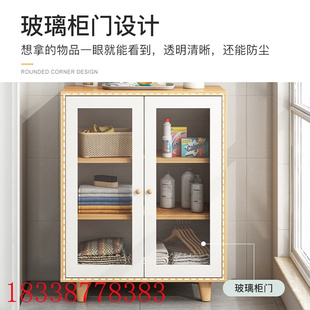 新品 阳台柜储物柜现代简约收纳柜飘窗柜小户型家用阳台收纳置物柜