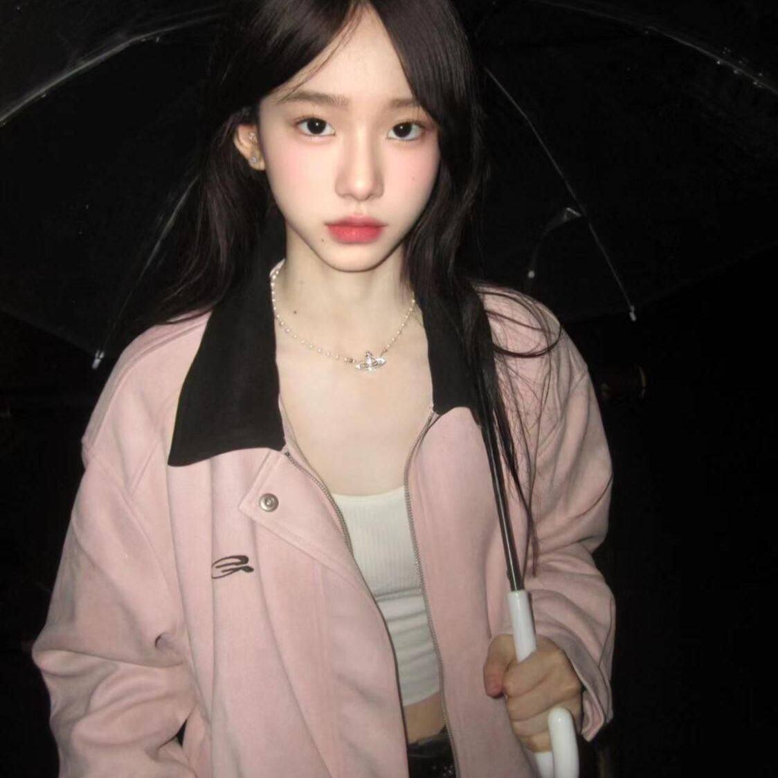 棒球服女2026新款春秋季韩系穿搭小个子宽松学生夹克外套潮