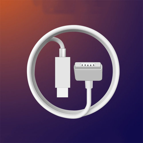 适用苹果笔记本充电线 typec转Macboo转换线Type-C母转magsafe2/3