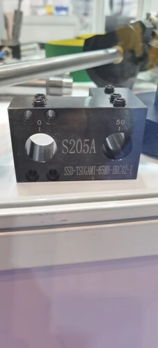 津上S205A背轴驱动追加一孔固定刀座一拖一扩展刀座可调锰钢镜面