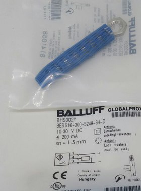 耐高压电感式接近开关BHS002Y BES 516-300-S249-S4-D三线传感器