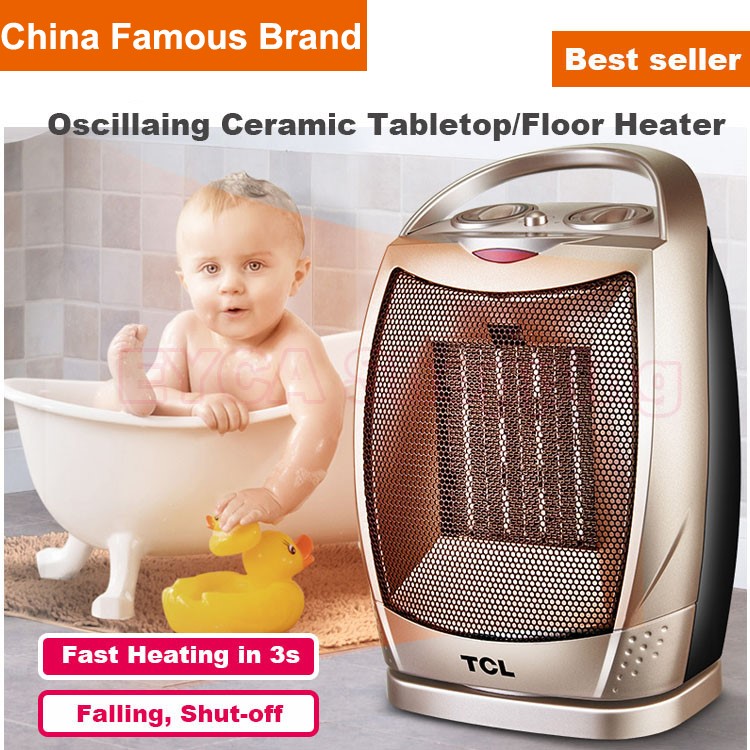 Electric Room Heater Oscillating Desktop Space Heater