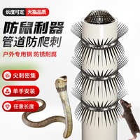 不銹鋼防鼠防爬刺天然氣管落水管防貓防蛇刺釘網(wǎng)陽(yáng)臺(tái)空調(diào)防鼠尖刺