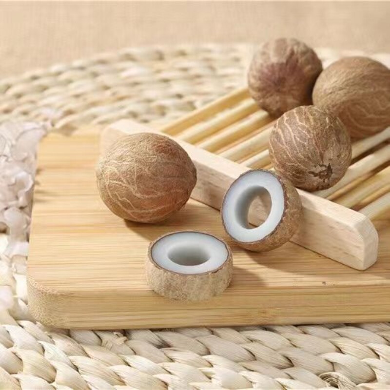 菩提戒指自己打磨菩提根戒指半成品切片白玉菩提跟手工原材料手工