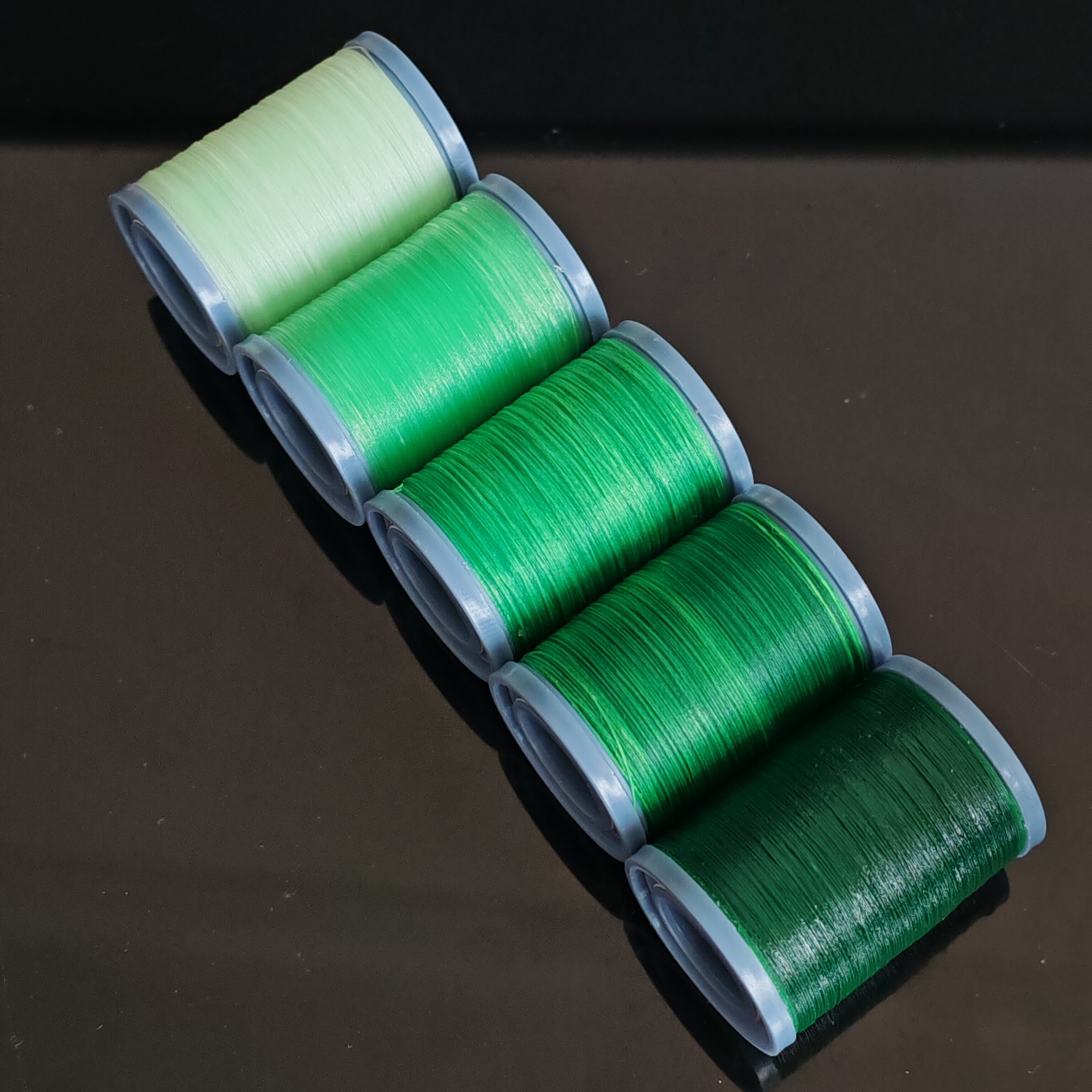 0.1㎜果冻蜡渐变色超透蜡线DIY手工编织蜡线120米