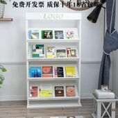 杂志架报刊架宣传册资料展示架阅览书报架落地图书绘本展架置物架
