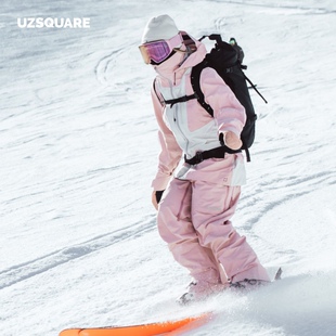 未限 CROSS 十字拼接专业单双板滑雪服 eVent UZSQUARE